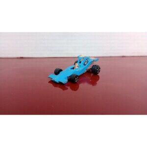 YATMING Diecast Indy GT Race Car w/Figure -Shell Gas & STP,  Blue VINTAGE